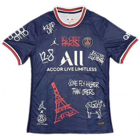 Fußballtrikots Paris Saint-Germain Graffiti 2021-2022 Kurzarm Heimtrikotsatz kaufen